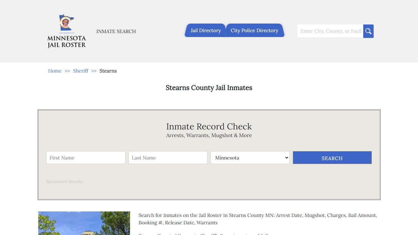 Stearns County Jail Inmates | Jail Roster Search